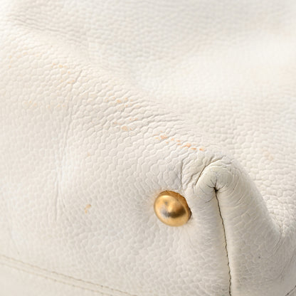 Chanel Caviar CC Timeless Tote White 23 of 23