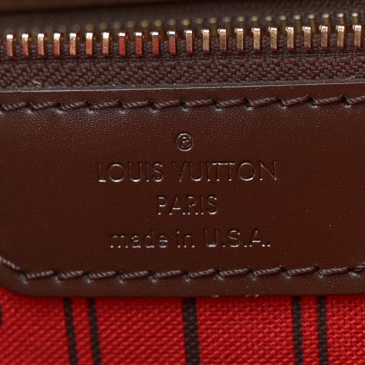Louis Vuitton Damier Ebene Neverfull MM 6 of 10