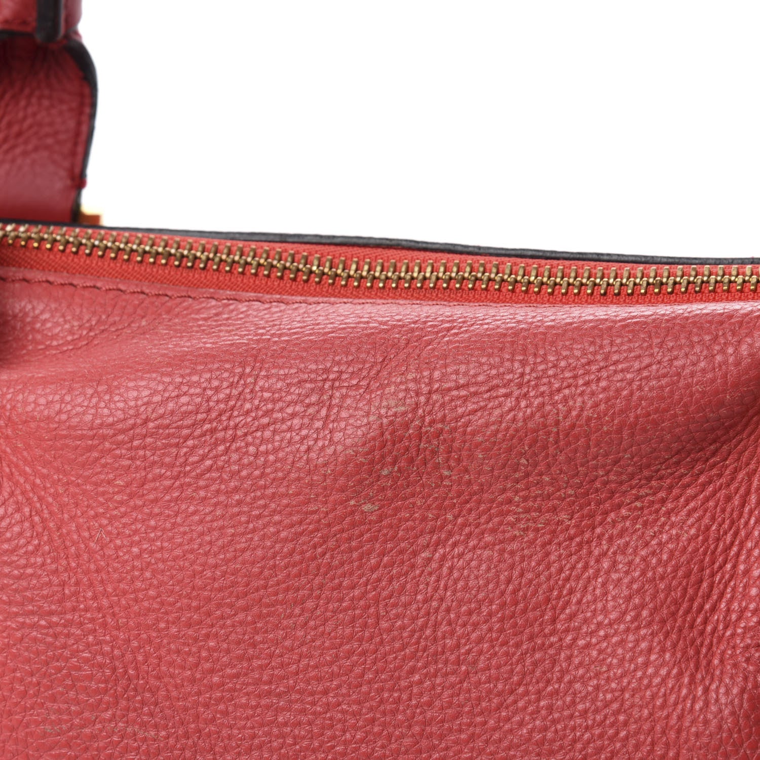 Chloe Calfskin Medium Marcie Satchel Red 10 of 14