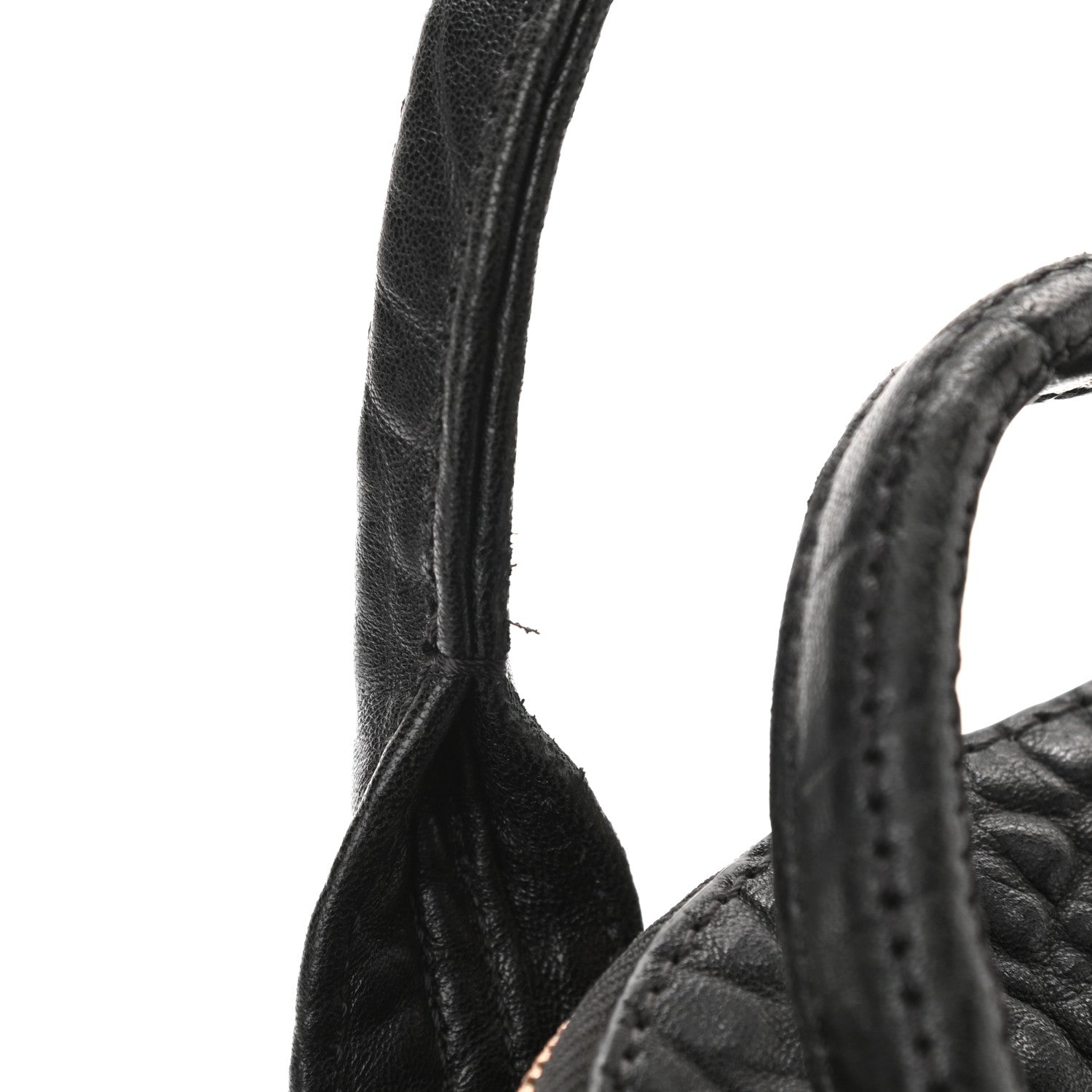 Alexander Wang Pebbled Lambskin Mini Rockie Black Rose Gold Hardware 10 of 10