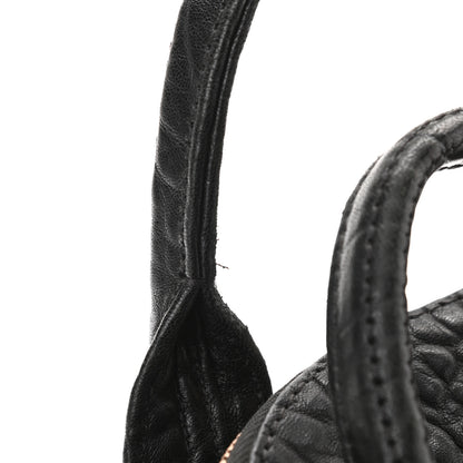 Alexander Wang Pebbled Lambskin Mini Rockie Black Rose Gold Hardware 10 of 10