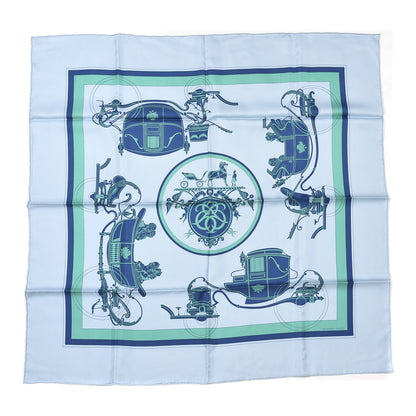 Hermes Silk Ex Libris Scarf 90 1 of 5