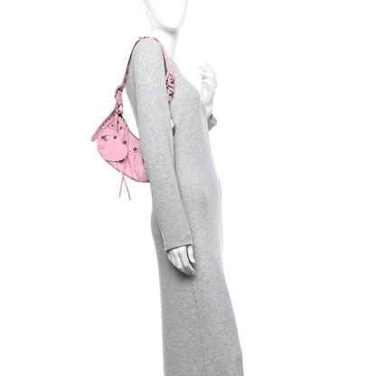 Balenciaga Agneau Arena Le Cagole Shoulder Bag XS Candy Pink 2 of 16