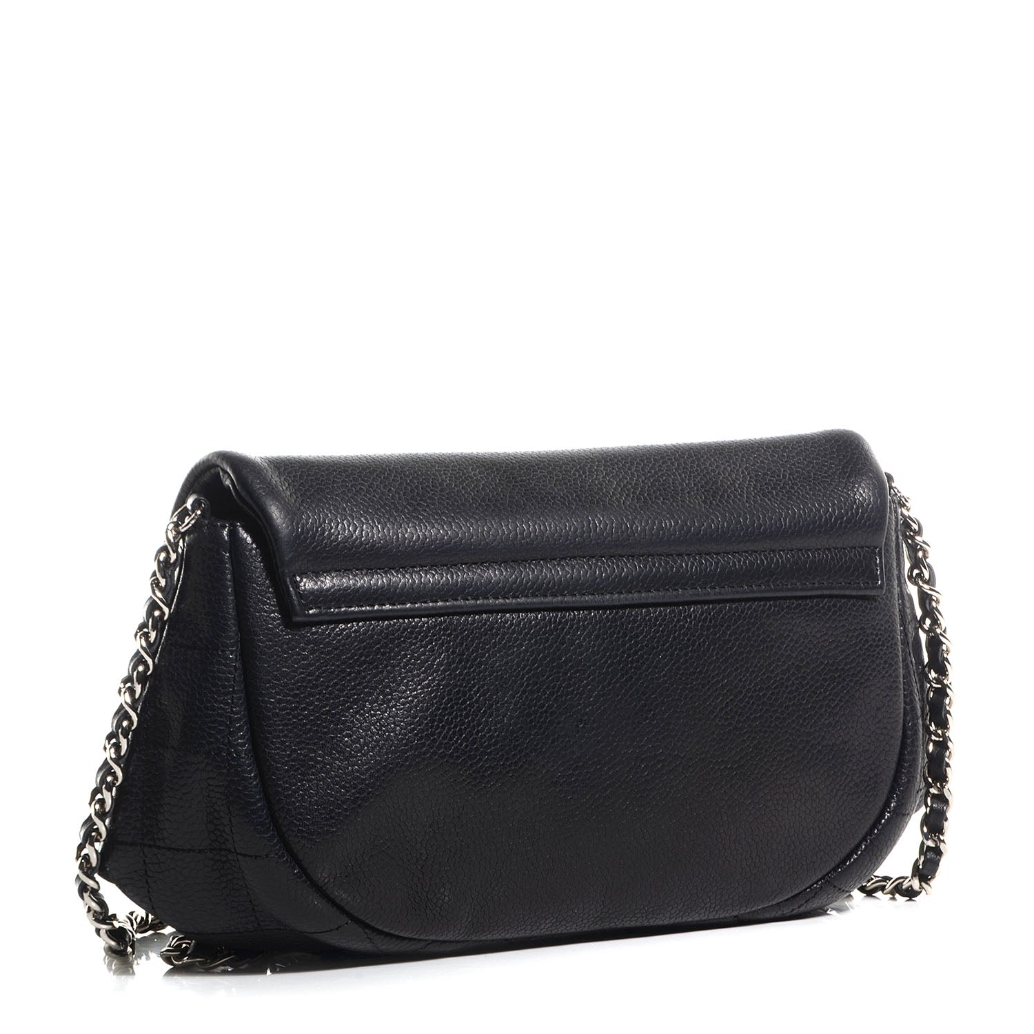 Chanel Caviar Half Moon Wallet On Chain WOC Black 3 of 8