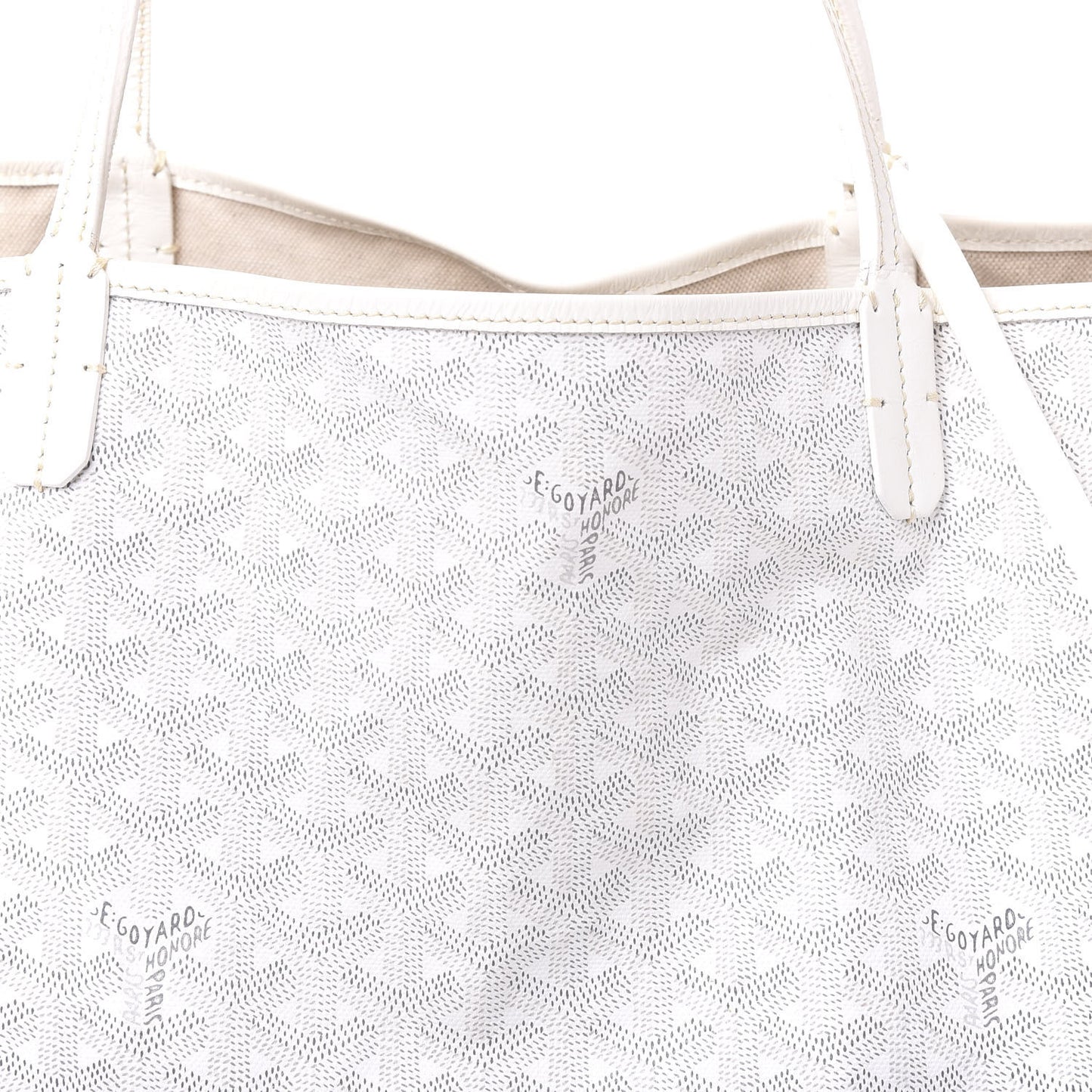 Goyardine Saint Louis GM White