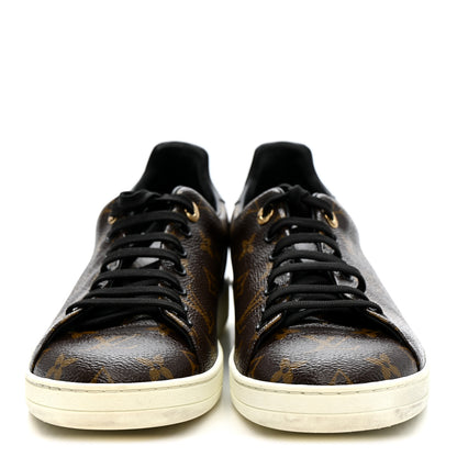 Louis Vuitton Patent Monogram Frontrow Sneakers 42 3 of 10