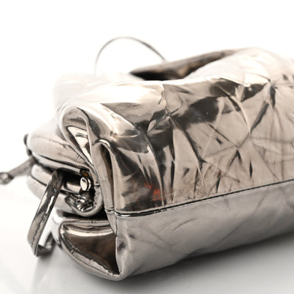 Bottega Veneta Metallic Crushed Calfskin The Mini Pouch Anchor 9 of 10