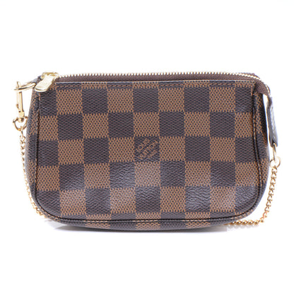 Louis Vuitton Damier Ebene Mini Pochette Accessories Bag 3 of 7