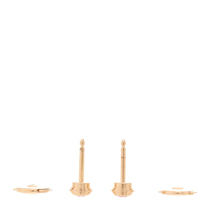 Cartier 18K Pink Gold Pink Sapphire D'Amour Earrings 3 of 4