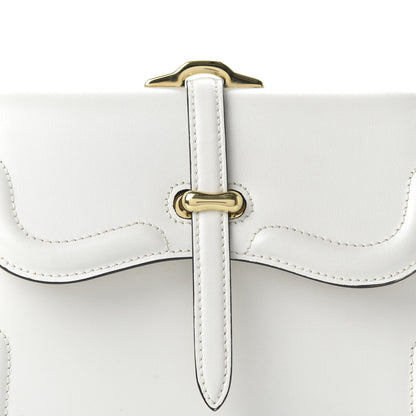 Prada City Calfskin Small Belle Top Handle Bag Bianco 11 of 11