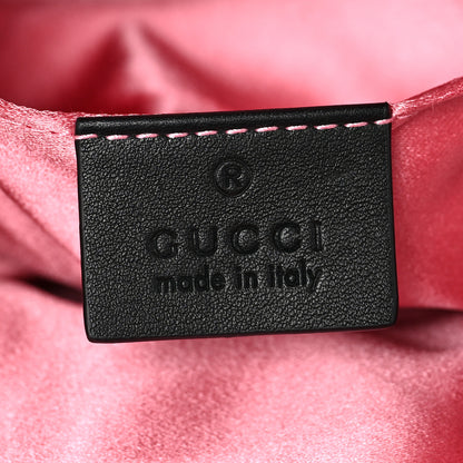 Gucci Velvet Matelasse GG Marmont Belt Bag 85 34 Black 6 of 9