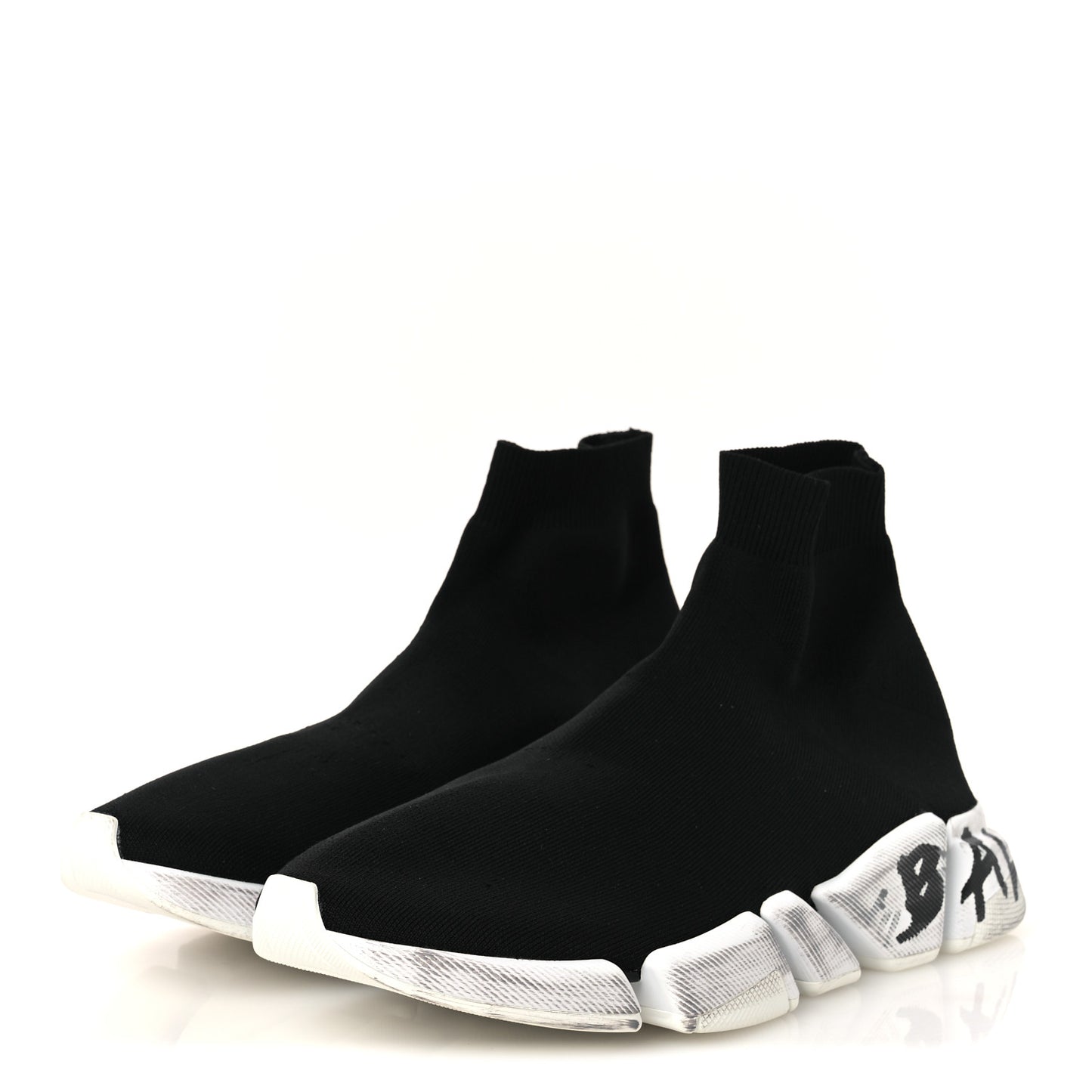 Technical 3D Recycled Knit Grafitti Speed 2.0 Sneakers 45 White