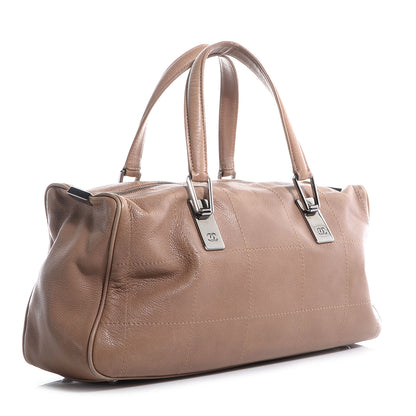 Chanel Caviar Square Stitched Bag Beige 3 of 7