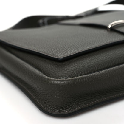 Hermes Togo Steve Light Messenger Vert De Gris 9 of 10