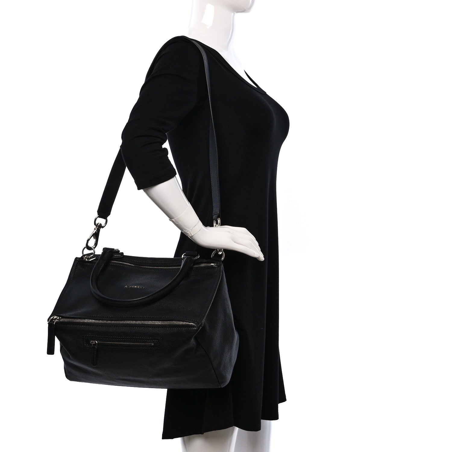 Givenchy Sugar Goatskin Medium Pandora Black 2 of 9