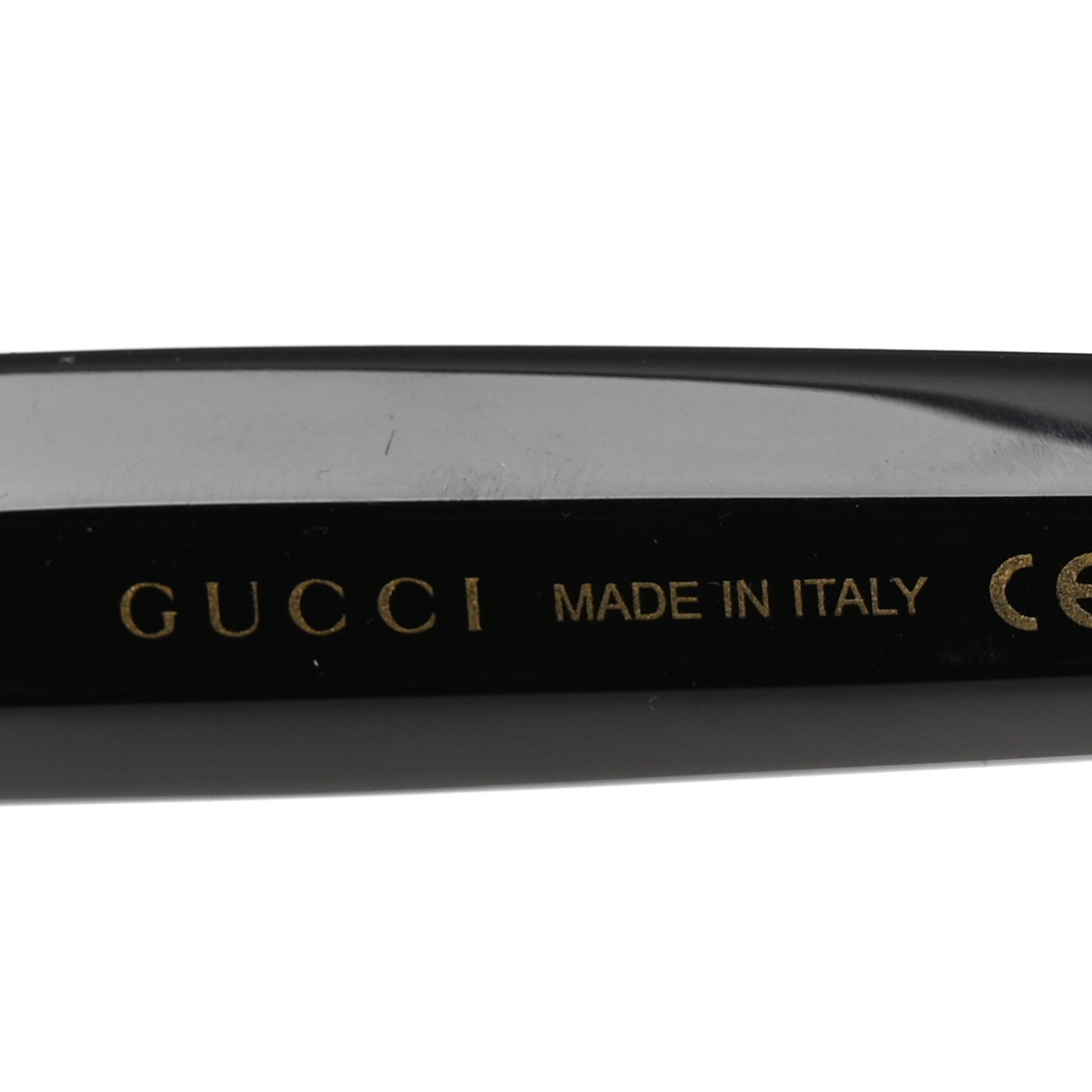 Acetate Crystal Star Round Frame Sunglasses GG0208S Black