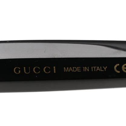 Gucci Acetate Crystal Star Round Frame Sunglasses GG0208S Black 5 of 10