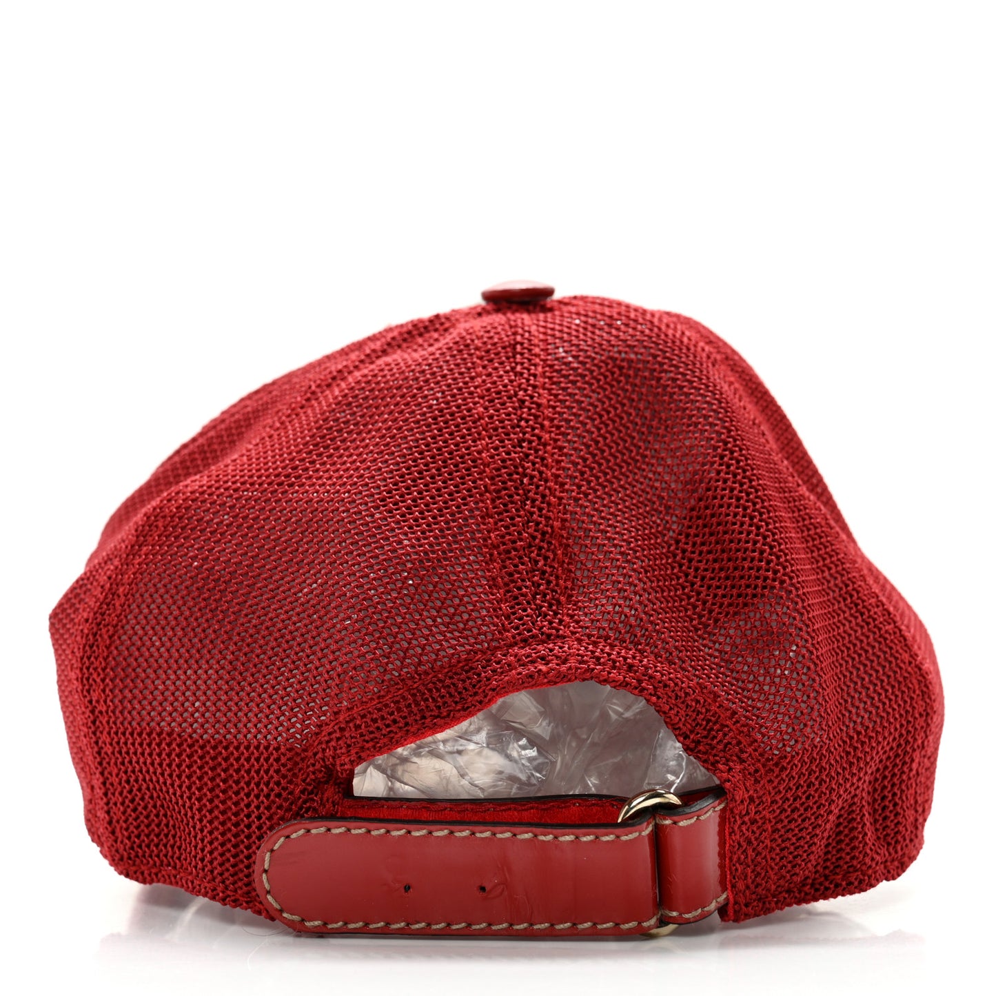 GG Supreme Monogram Baseball Hat S Beige Red Multicolor