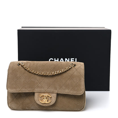 Chanel Suede Calfskin Mini Souplissimo Flap  Dark Beige 11 of 11
