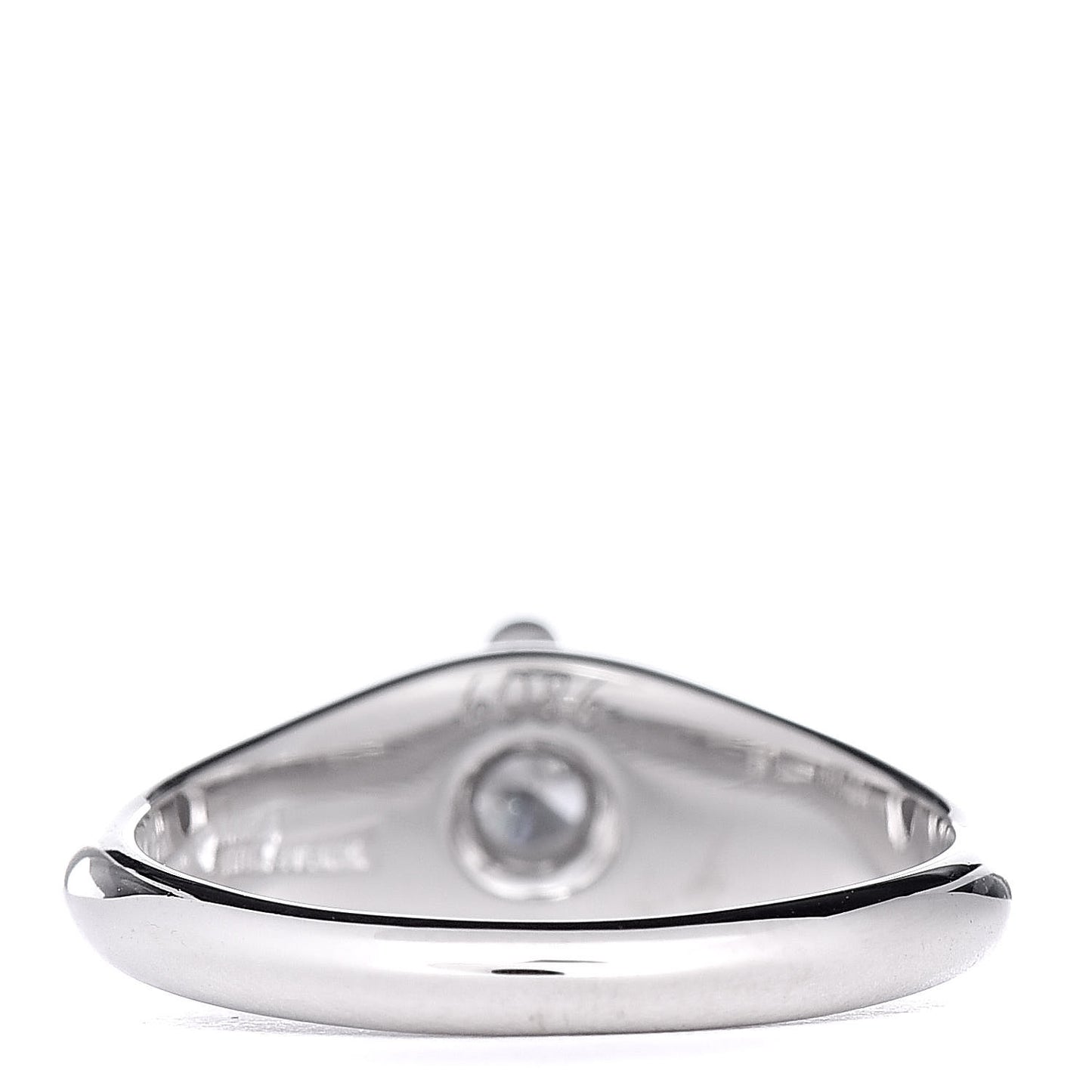 Platinum Diamond Corona Engagement Ring 49 4.75