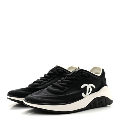 Chanel Mesh Lycra Thermoplastic Mens Sneakers 36 Black 3 of 8