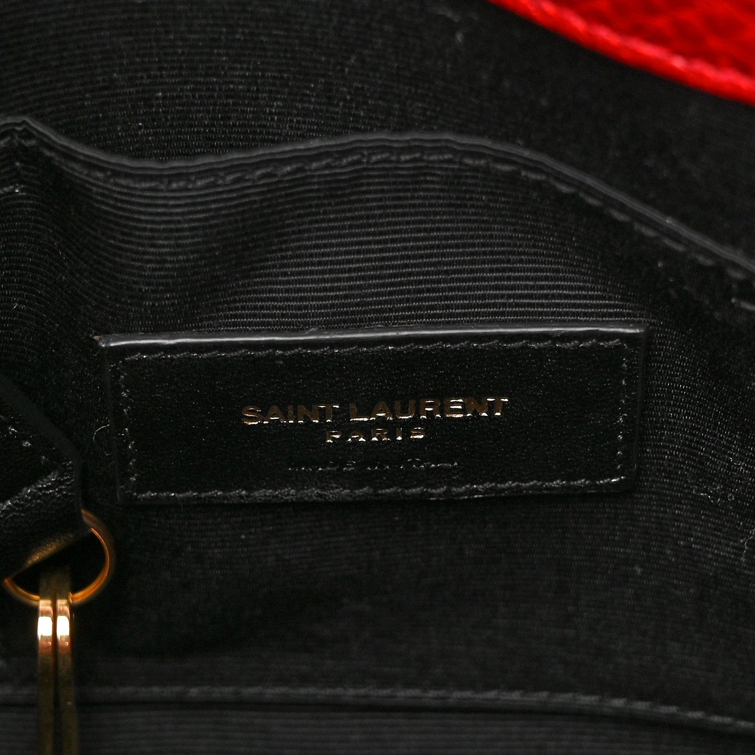 Saint Laurent Calfskin Nano Sac De Jour Lipstick Red 6 of 8