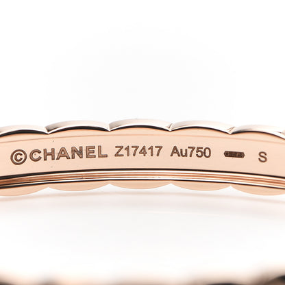 Chanel 18K Beige Gold Coco Crush Bangle Bracelet S 4 of 5