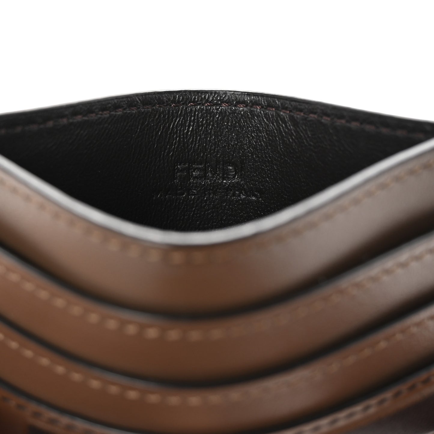 Vitello Cruise Bi-Color FF 1974 Embossed Card Holder Maya Black