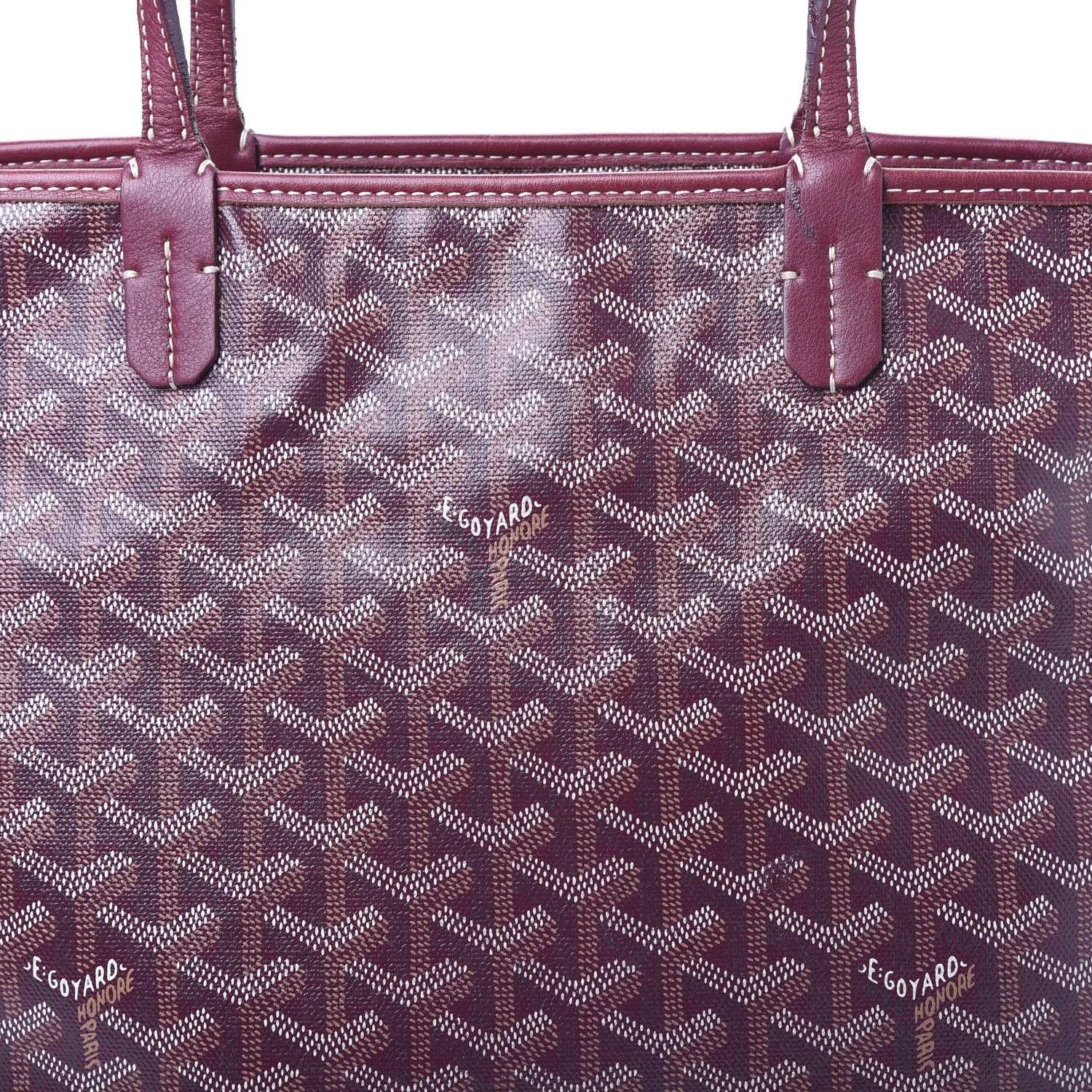 Goyard Goyardine Artois PM Burgundy 6 of 11