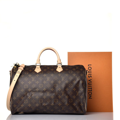 Louis Vuitton Monogram Speedy Bandouliere 40 11 of 11