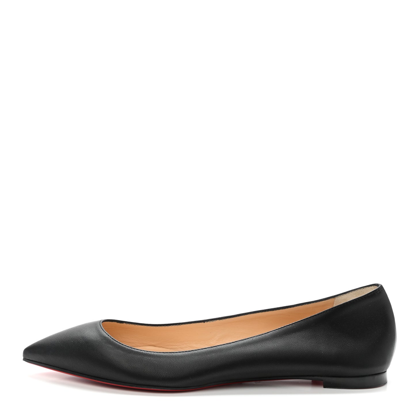 Shiny Nappa Ballalla Flats 37 Black