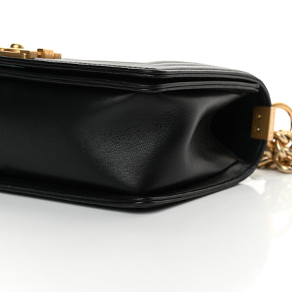 Chanel Lambskin Quilted Medium Boy Flap Black 10 of 18