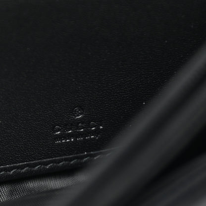 Gucci Suede Patent GG Web Ophidia Continental Wallet Black 6 of 7