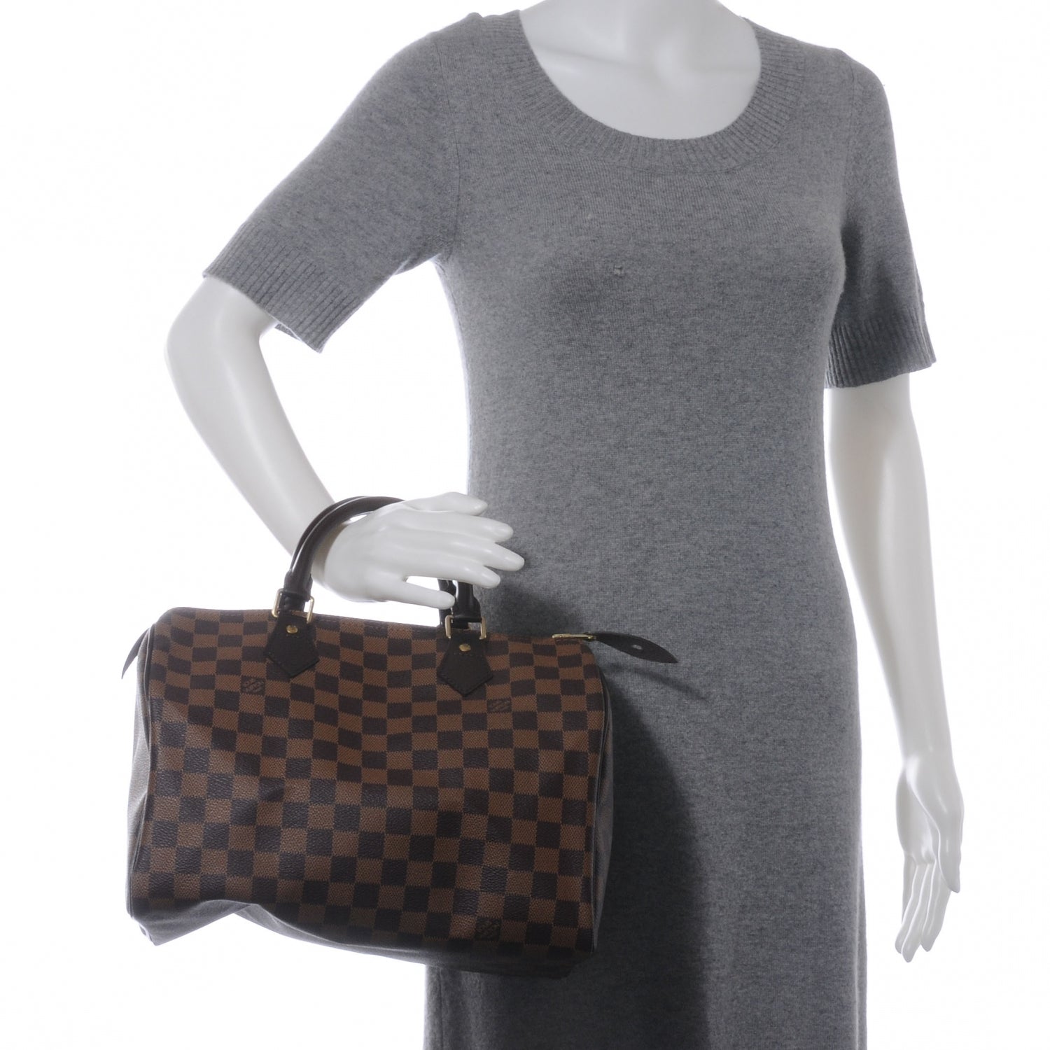 Louis Vuitton Damier Ebene Speedy 30 2 of 7