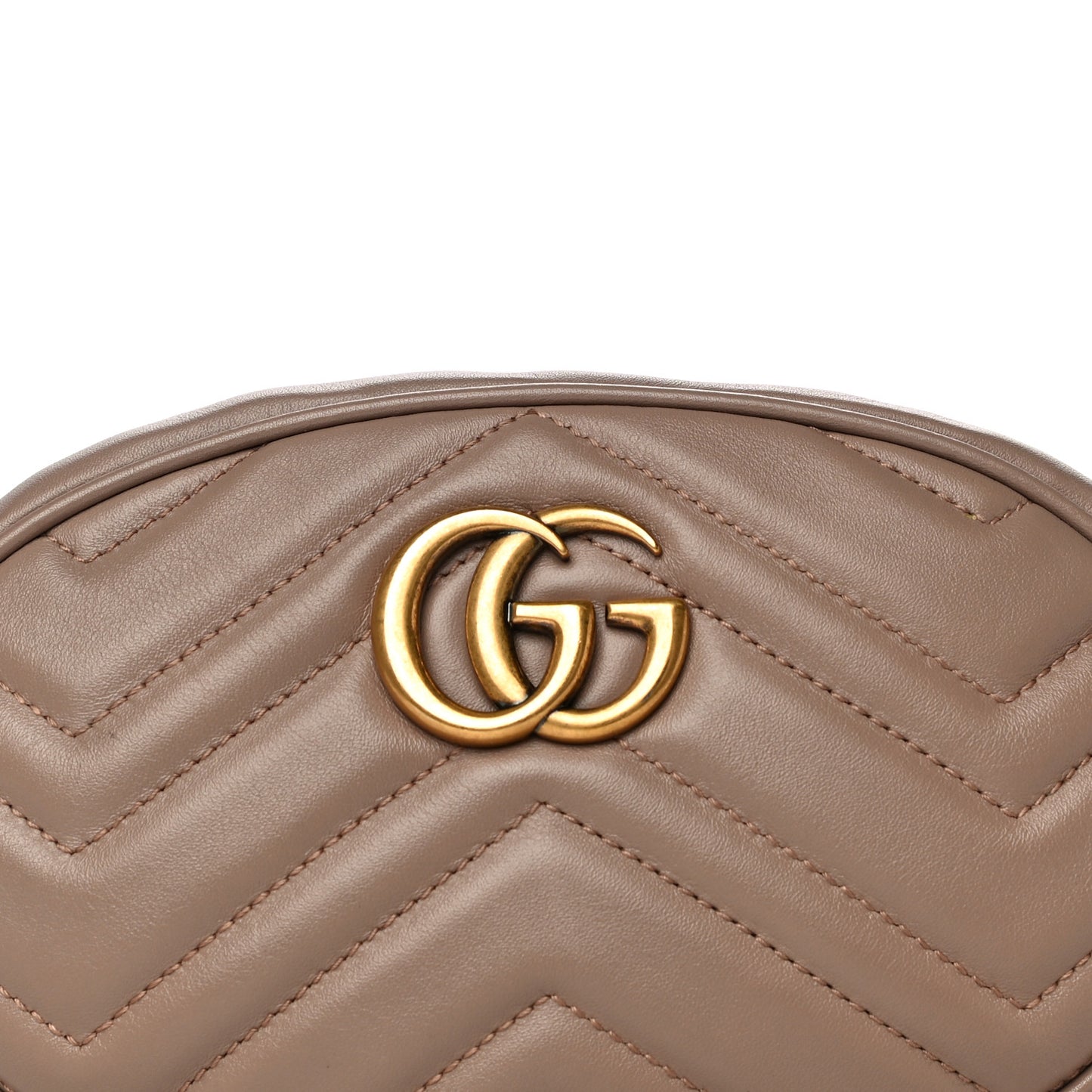 Calfskin Matelasse GG Marmont Belt Bag 75 30 Porcelain Rose