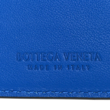 Bottega Veneta Nappa Maxi Intrecciato Bi-Fold Card Holder Black Electrique 6 of 9