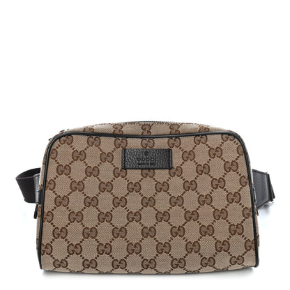 Gucci Monogram Belt Bag Dark Brown 1 of 9