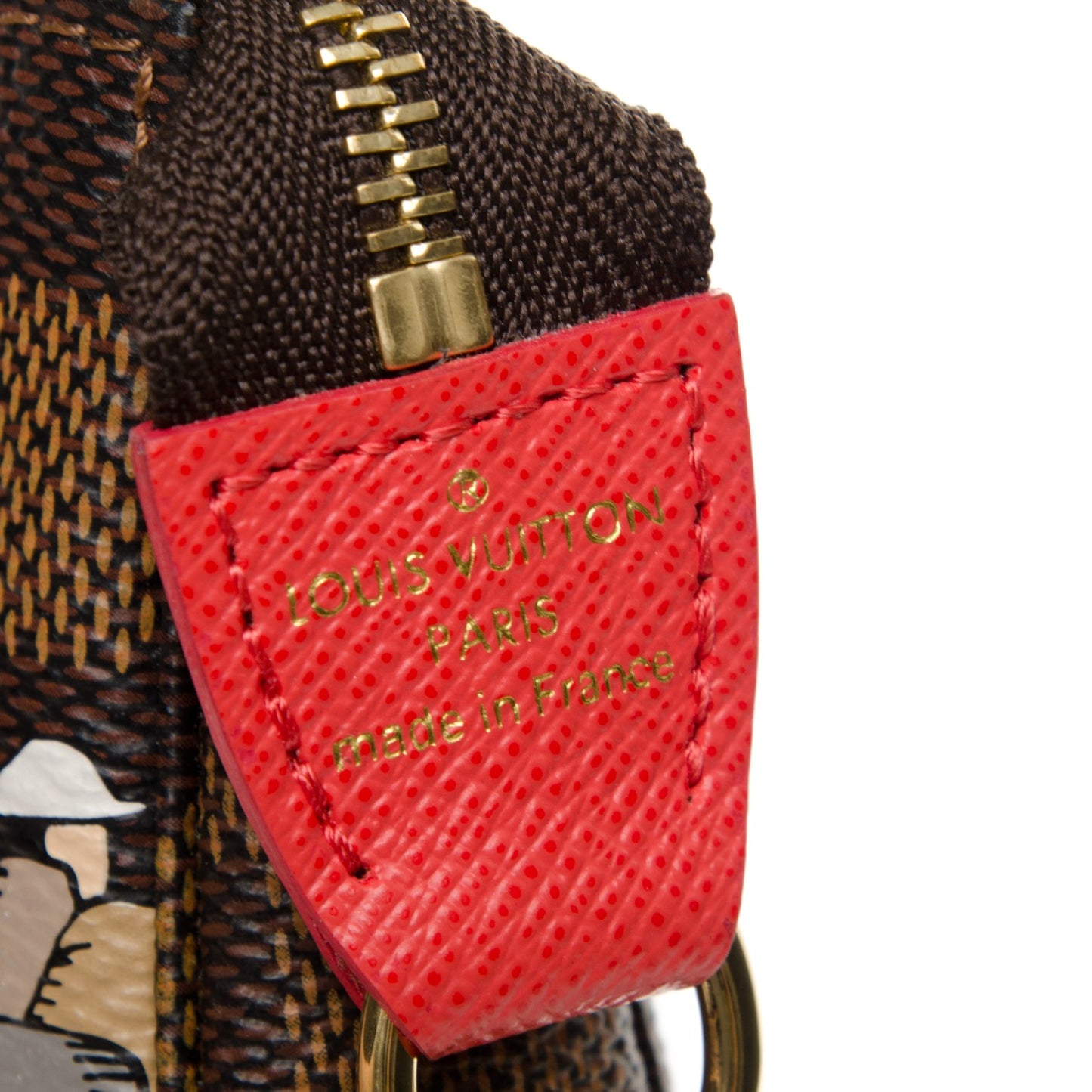 Damier Ebene 2015 Christmas Animation Mini Pochette Accessories