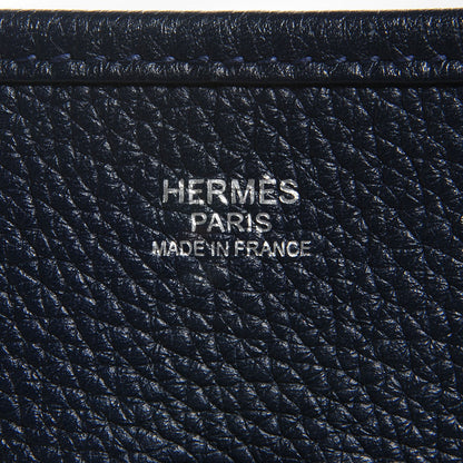 Hermes Taurillon Clemence Evelyne III PM Bleu Abysse 6 of 18