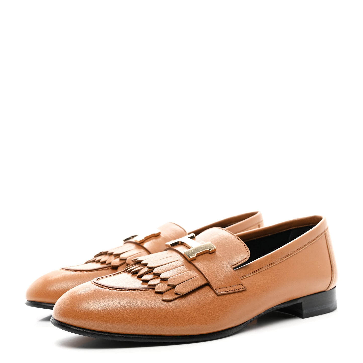 Goatskin Womens Royal Loafers 37 Naturel