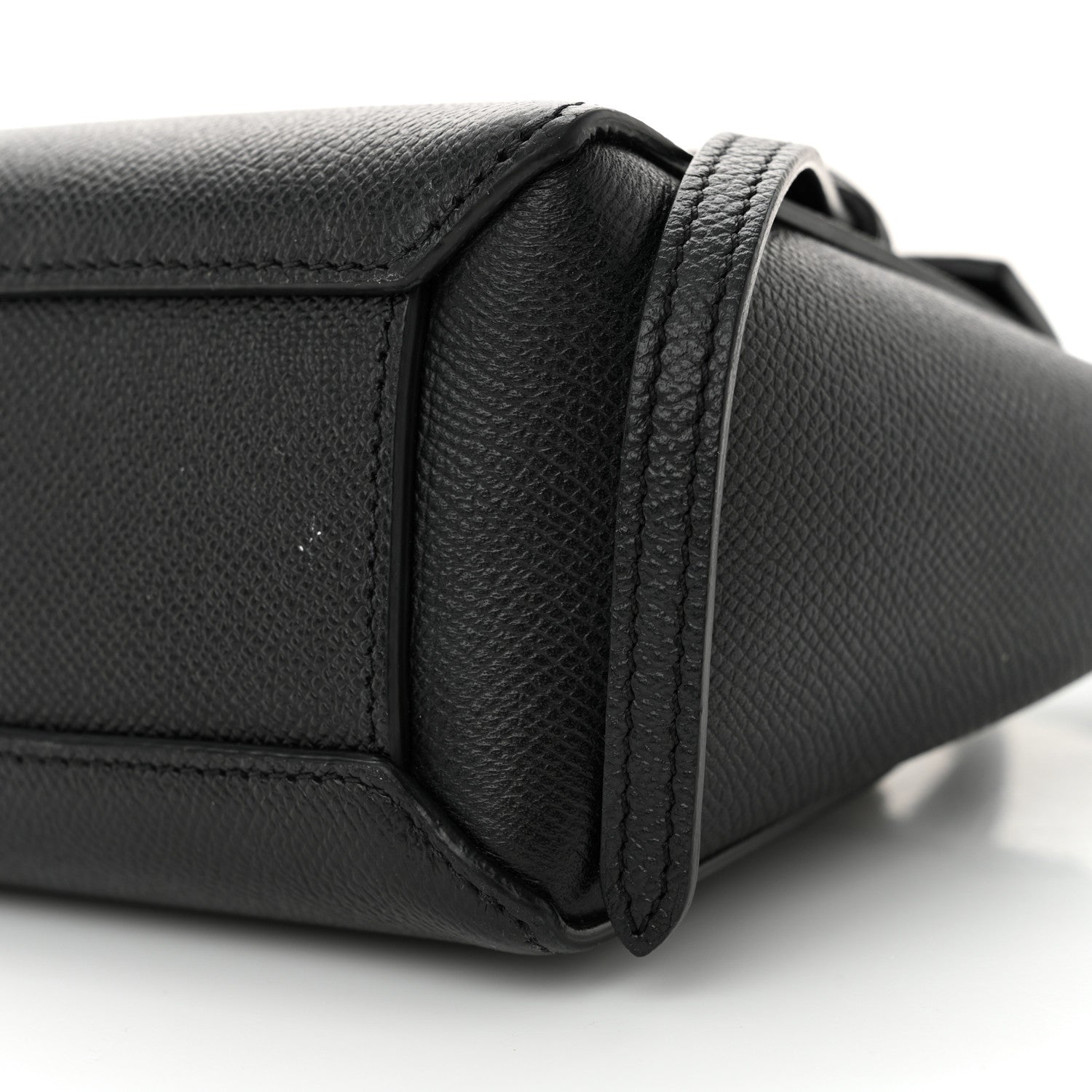 Celine Grained Calfskin Pico Belt Bag Black 9 of 15