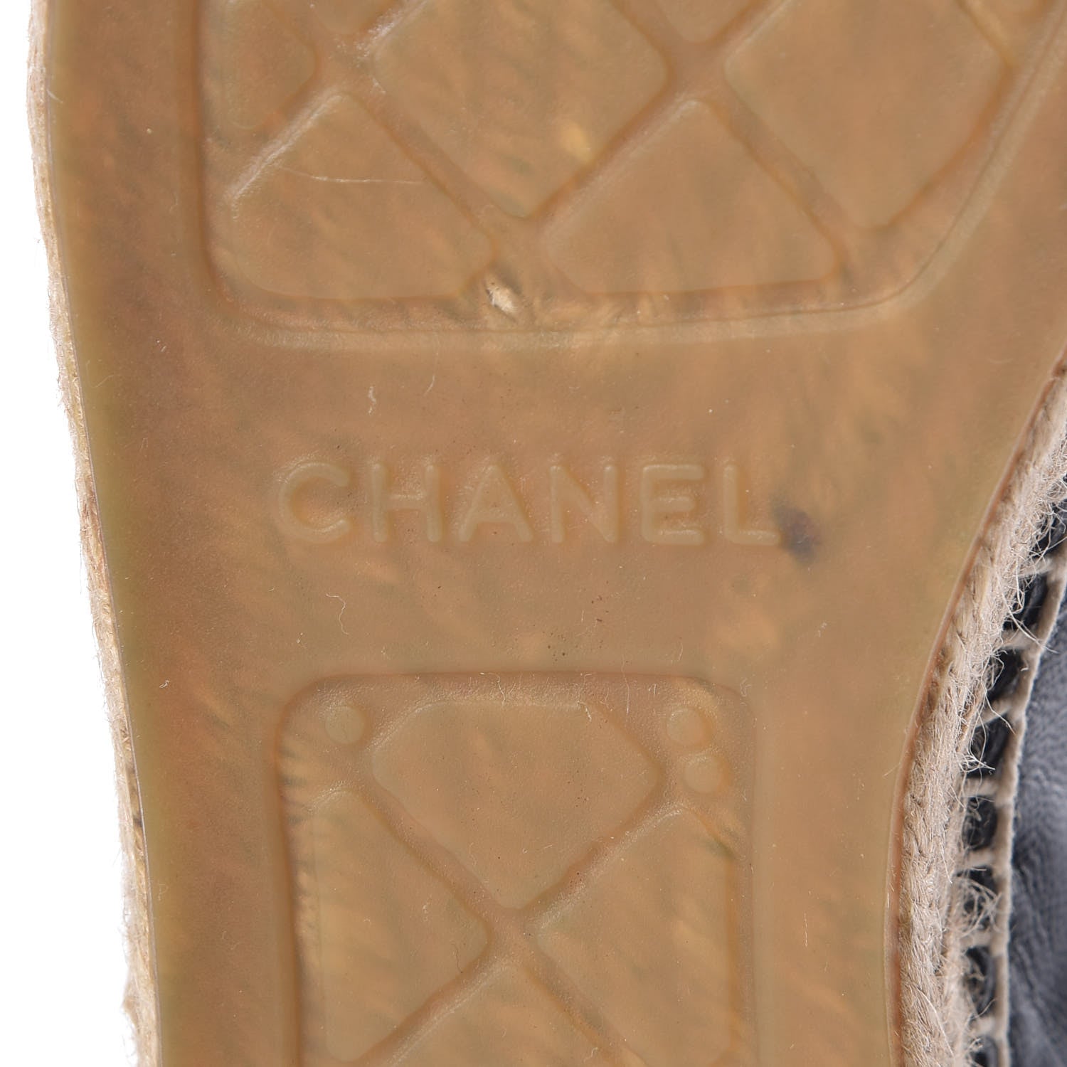Chanel Lambskin CC Espadrilles 40 Black 9 of 10