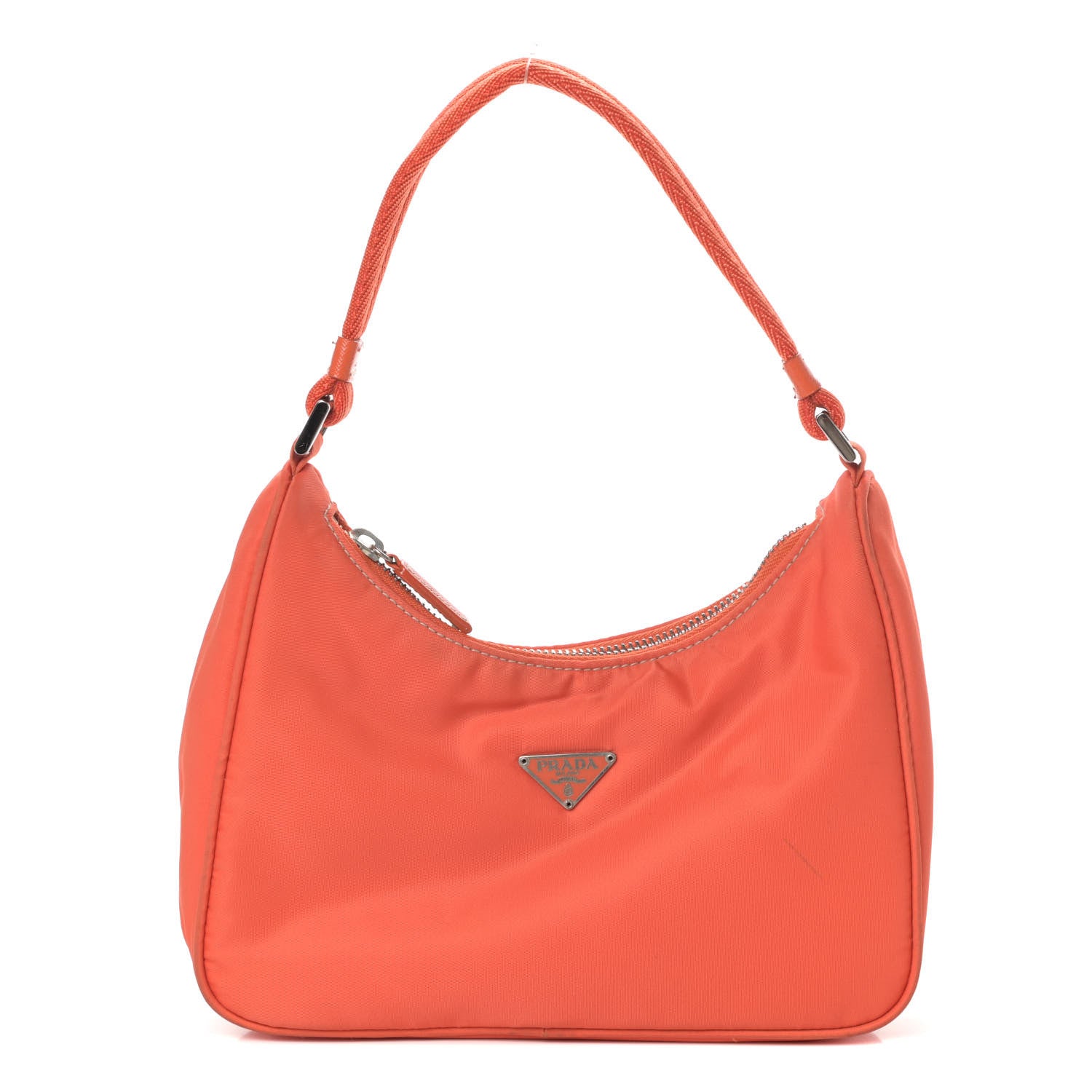 Prada Tessuto Nylon Sport Shoulder Bag Orange 1 of 10
