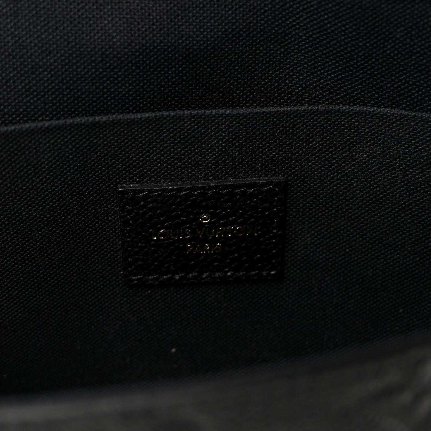 Empreinte Pochette Felicie Chain Wallet Black