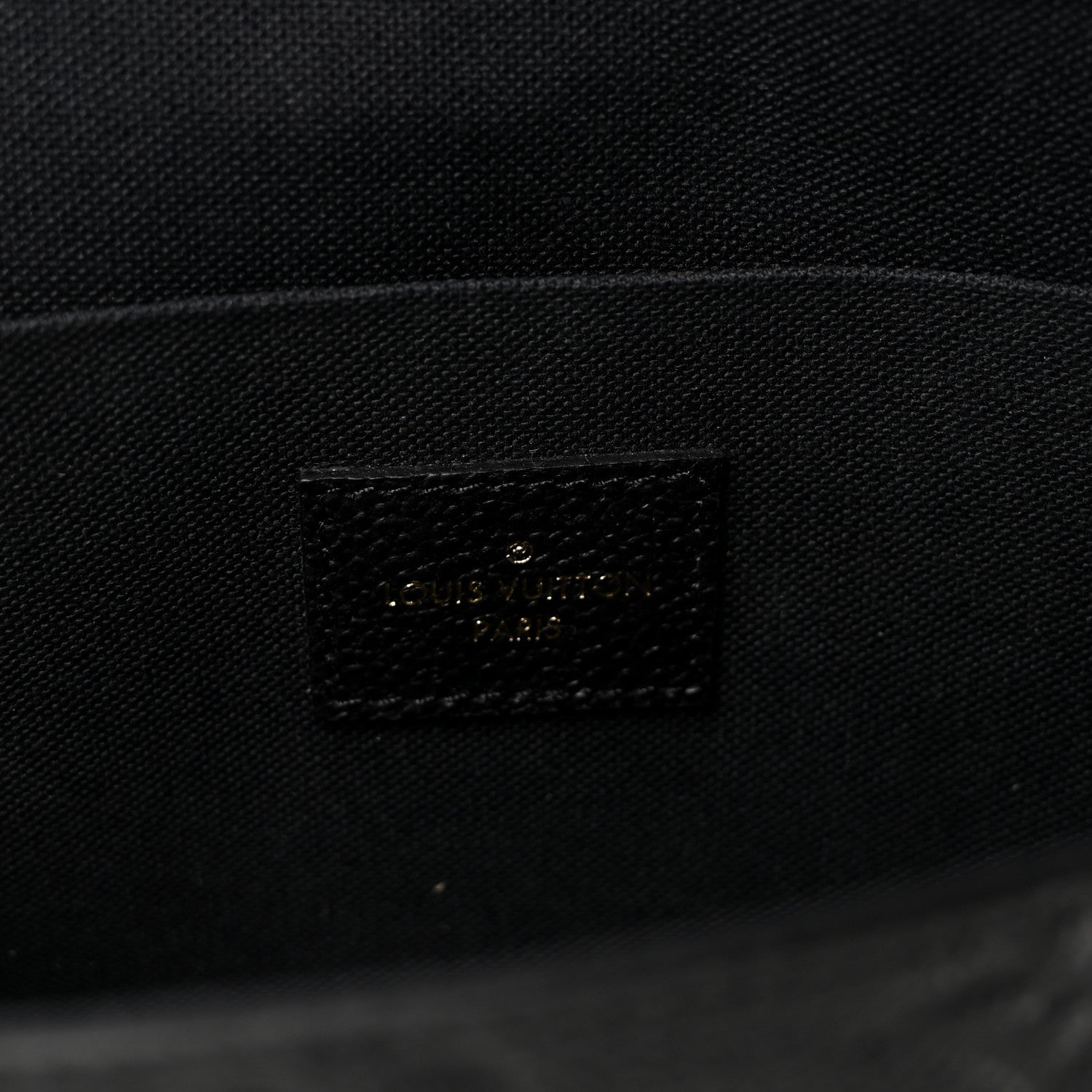 Louis Vuitton Empreinte Pochette Felicie Chain Wallet Black 7 of 11