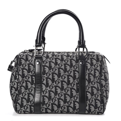 Christian Dior Monogram Boston Black 1 of 10