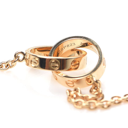 Cartier 18K Yellow Gold Interlocking LOVE Necklace 5 of 8
