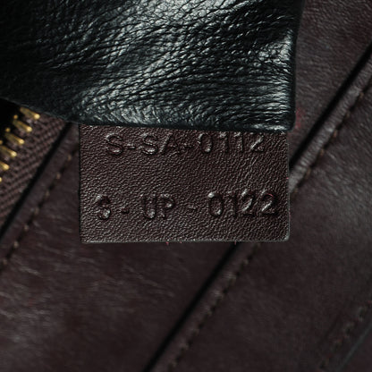 Celine Smooth Calfskin Suede Mini Tri-Color Luggage Burgundy 8 of 9