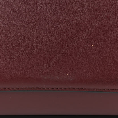 Marc Jacobs Calfskin Small West End Top Handle Bag Burgundy 10 of 14