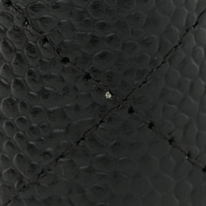 Chanel Caviar Quilted Medium Double Flap Black 11 of 13